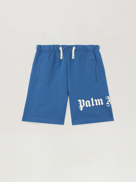  Palm Angels Overlogo Sweatshorts Kids  Blu/blue 