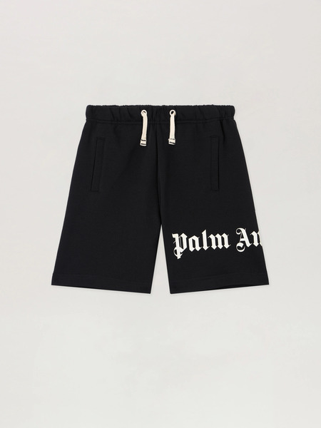  Palm Angels Overlogo Sweatshorts Kids  Nero/black 