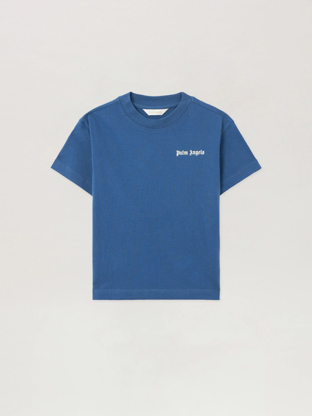  Palm Angels Regular Logo T-shirt Kids  Blu/blue 