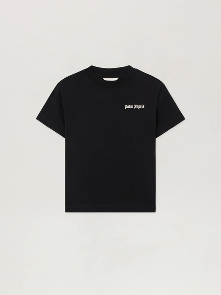  Palm Angels Regular Logo T-shirt Kids  Nero/black 