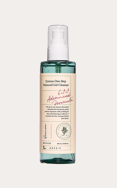  Axis-y Axis-y Quinoa One-step Balanced Gel Cleanser 180ml, Clear 