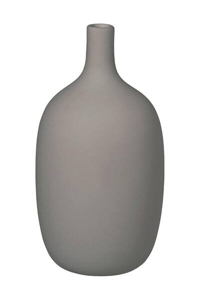  Blomus Ceola Ceramic Vase 21cm - Satellite, Grey 