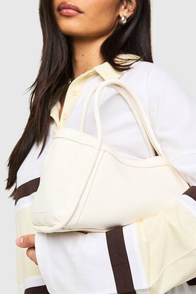  Boohoo Mini Grab Bag, White 