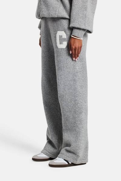  Cernucci Wide Leg Knitted Jogger - Grey 