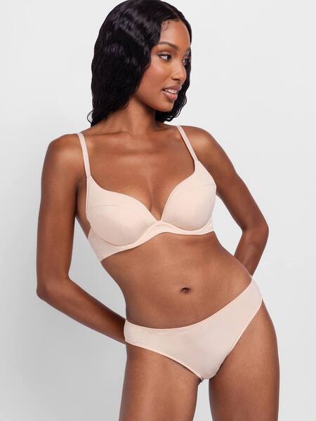  Dorina 2-pack Angie Push Up Plunge Black/beige 