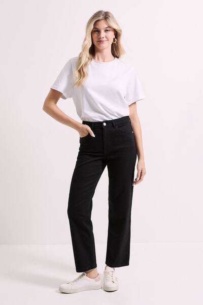  Dorothy Perkins Mom Denim Jean, Black 