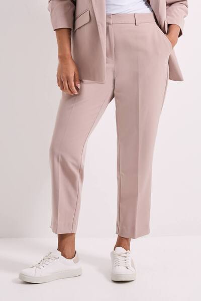  Dorothy Perkins Petite Ankle Grazer Trouser, Stone 