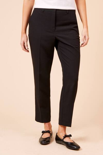  Dorothy Perkins Slim Ankle Grazer Trouser, Black 