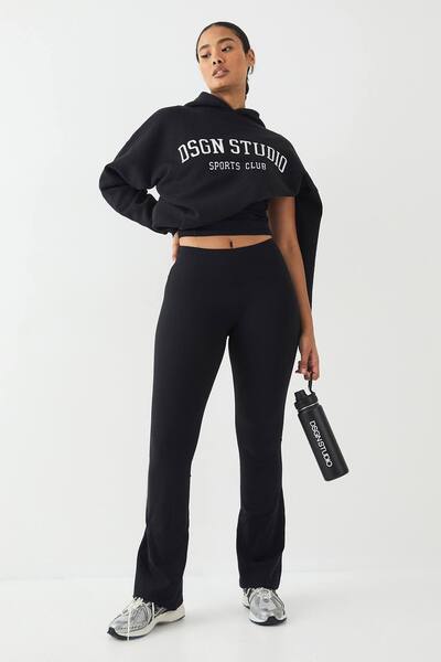  Dsgn Studio Dsgn Studio Highwaist Sculpt Yoga Flared Legging, Black 