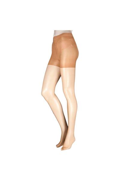  Elle 1 Pair 20 Denier Shaping Tights, Beige 
