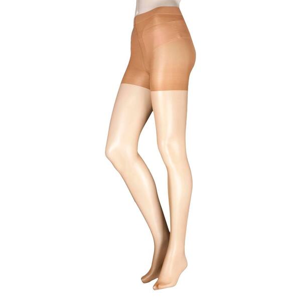  Elle 1 Pair 20 Denier Shaping Tights - Smooth Supportive Everyday Fit, Brown 