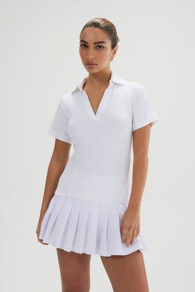  Ellesse Tulle Ss Polo Shirt, White 