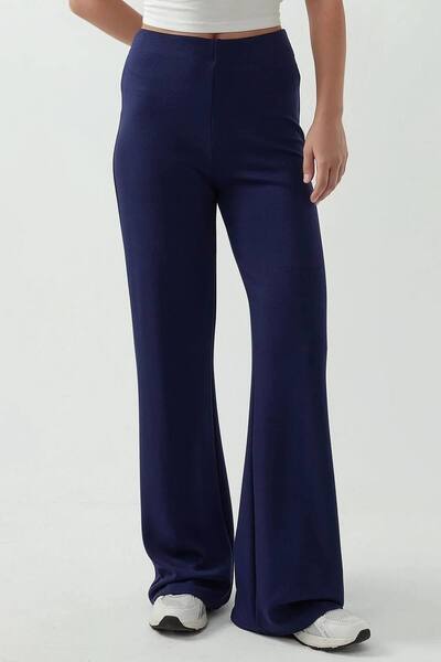  Hiccup Relaxed Fit Modal Touch Straight Leg Sweatpants, Dark Blue 