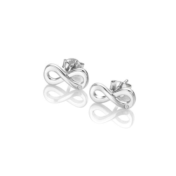  Hot Diamonds Amulets Infinity Earrings, Silver 