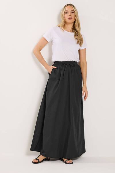  Long Tall Sally Tall Pull On Maxi Skirt, Black 