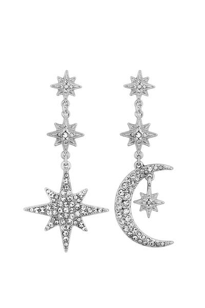  Mood Silver Celestial Drop Earrings 