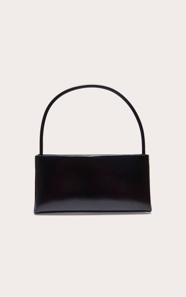  Prettylittlething Black Slim Shoulder Bag 