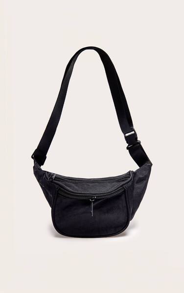  Prettylittlething Black Small Bum Bag 