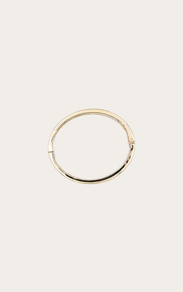  Prettylittlething Gold Chunky Clasp Bangle 