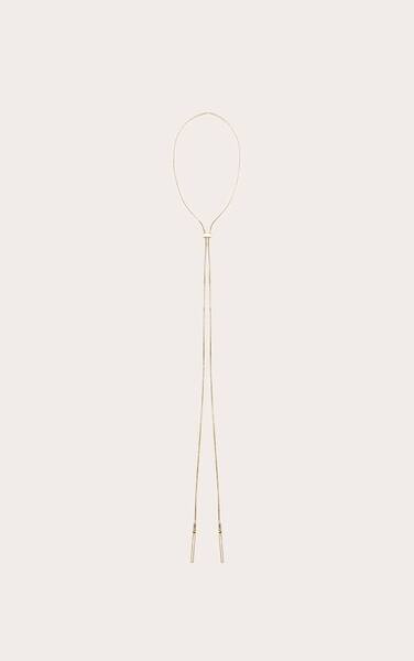  Prettylittlething Gold Long Pulley Pendant Necklace 