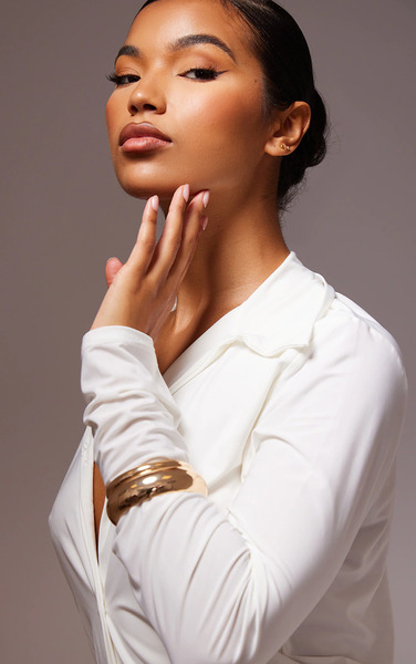  Prettylittlething Gold Simple Bangle Pack 