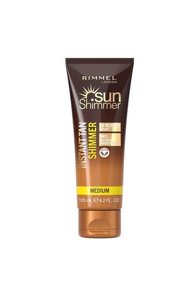  Rimmel London Sunshimmer Instant Tan Shimmer Finish 125ml, Medium Shimmer 