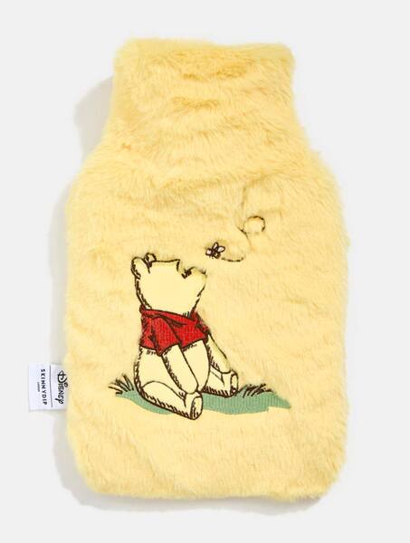  Skinnydip Winnie The Pooh Hot Water Bottle, Yellow 