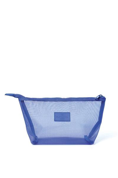  The Flat Lay Co Mesh Essential Makeup Pouch - Cobalt Blue 