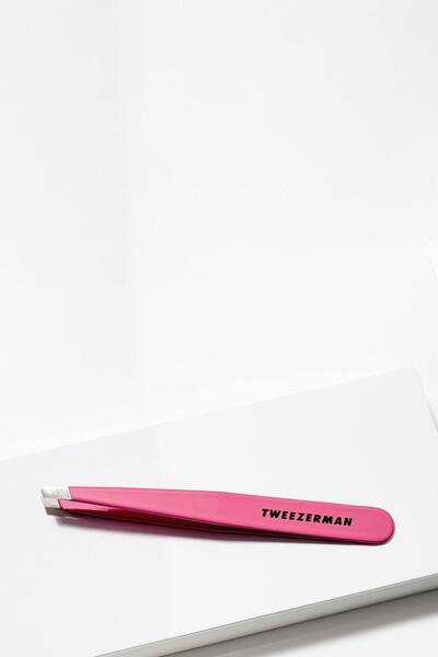  Tweezerman Slant Tweezer, Pink 