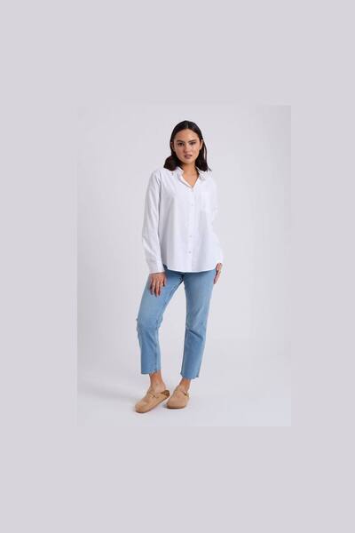  Urban Bliss Oversized Shirt, White 
