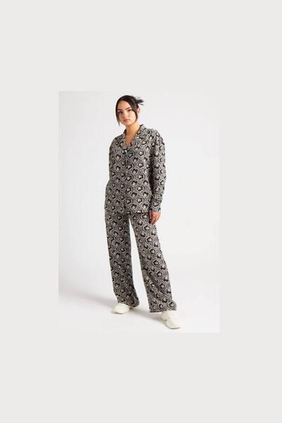  Urban Bliss Stencil Floral Wide Leg Trouser Co-ord 