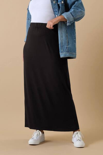  Yours Maxi Tube Skirt, Black 