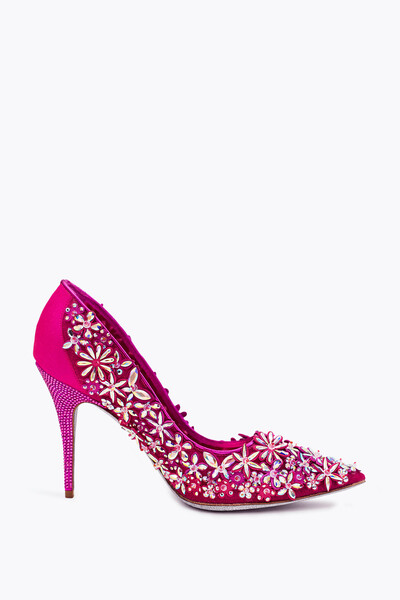  Ren&eacute; Caovilla Ren&eacute; Caovilla Jungle Pump 100 Woman  Fuchsia 