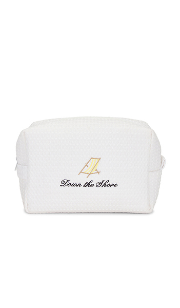  Abbode Down The Shore Waffle Pouch In White. 