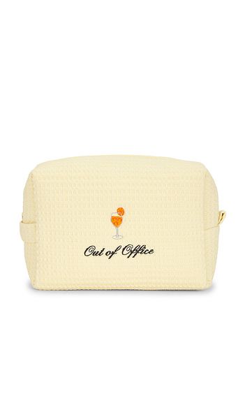  Abbode Out Of Office Spritz Waffle Pouch In Lemon. 
