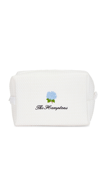 Abbode The Hamptons Waffle Pouch In White. 