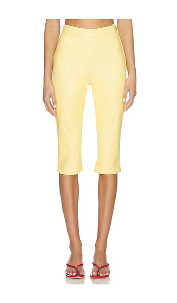  Afrm Calla Pant In Lemon. Size 26. Also In 28, 29, 31, 32. 