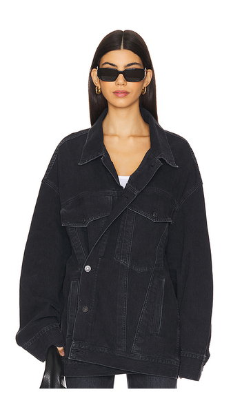  Agolde Reworked Wayne Jacket In Black. Size Xs. Also In S, M. 