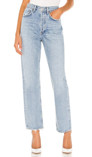  Agolde 90's Mid Rise Loose Fit Jeans In Denim-light. Size 23. Also In 24, 25, 27, 28, 29, 30, 32, 33, 34. 