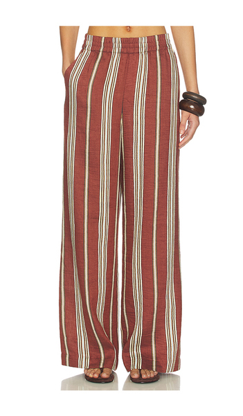  A.l.c. Tyler Pant In Rust,cream. Size S. Also In M, L. 