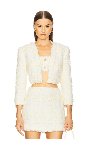  Alexis Benning Jacket In Ivory. Size L. Also In Xl. 