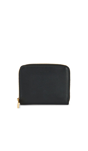  Allsaints Lena Hex Zip Wallet In Black. 