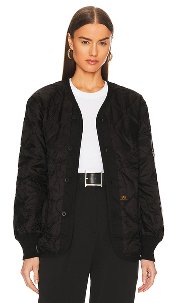  Alpha Industries Als/92 Liner In Black. Size M. Also In S, L, Xl/1x, Xxl/2x. 