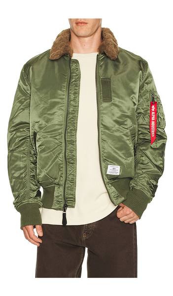  Alpha Industries B-15 Mod Flight Jacket In Green. Size S. Also In L, Xxl/2x. 