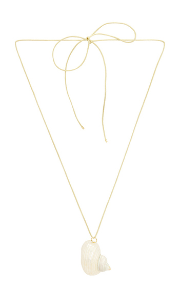  Anni Lu Shell On A String In White. 