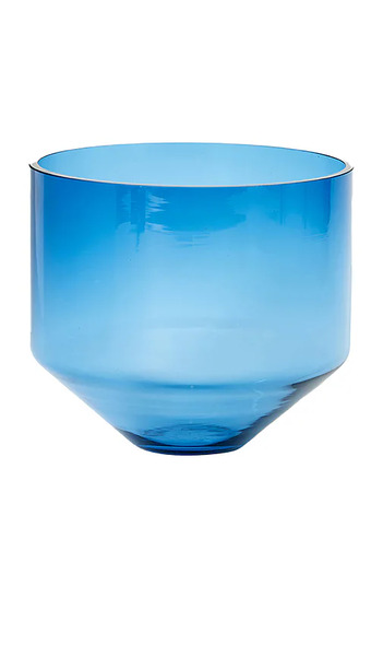  Areaware Model Three Planter In Blue. 