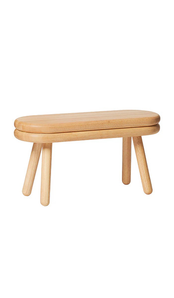  Areaware Pluma Bench In Neutral. 