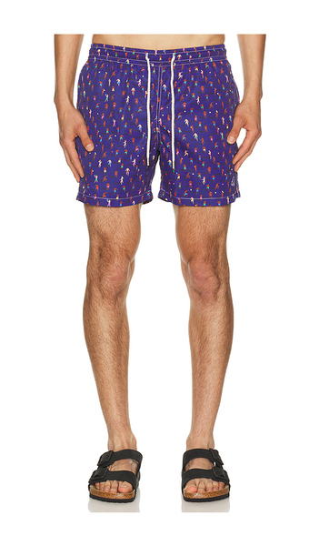  Arrels Barcelona Altinha X Malika Favre Exclusive Swim Shorts In Blue In Blue. Size S. Also In M, L, Xl/1x. 