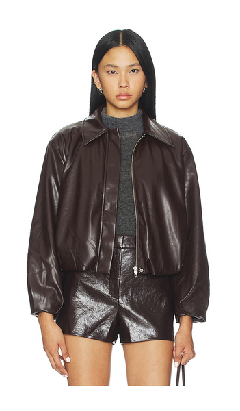  Astr The Label Raevin Jacket In Brown. Size S. Also In M. 