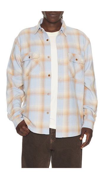  Austin Post Frontier Work Shirt In Blue. Size M. Also In L, Xl/1x, Xxl/2x. 